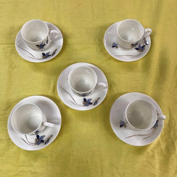 カップ&ソーサー 箱入り5客セット