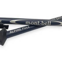 24Y184 ジ3 mont-bell モンベル ALPINE POLE ANTI SHOCK 2本セット トレッキングポール 杖 中古品_画像3