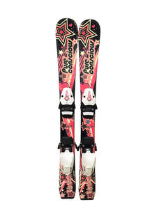 24R099 4 Pure conscious スキー 80㎝ ジュニア 子供用 ウィンタースポーツ 中古品