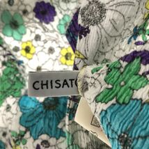 ツモリチサト 日本製 花柄 長袖 コットンシャツ 2 ホワイト系 TSUMORI CHISATO レディース 240315_画像7