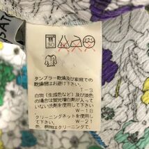 ツモリチサト 日本製 花柄 長袖 コットンシャツ 2 ホワイト系 TSUMORI CHISATO レディース 240315_画像8