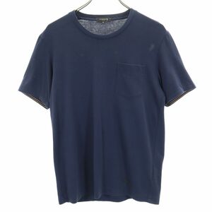 マッキントッシュロンドン 日本製 半袖 Tシャツ M ネイビー MACKINTOSH LONDON メンズ 240328