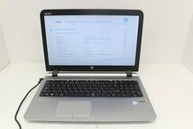 現状 ProBook 450 G3 第6世代 Core i3 6100U /4GB/15.6インチ/Wi-Fi/USB3.0/HDMI端子/Win8モデル☆_画像1