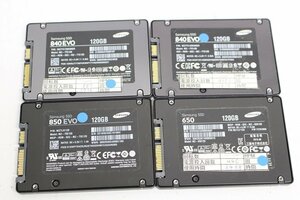 SAMSUNG 650 850EVO 120GB 2.5 SSD SATA 動作品 4個セット☆