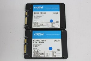 crucial BX500 240GB 2.5 SSD SATA 動作品 2個セット☆