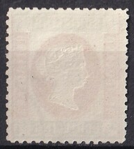 1873年旧ドイツ ヘルゴラント ヴィクトリア女王像切手 3/4s_画像2