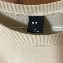 HUF トレーナー スウェット huf コットン プリント Mサイズ_画像4