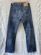 Levi's 501 w31 リーバイス 00501-1486 レギュラー USED加工 ヒゲ ハチノス_画像3