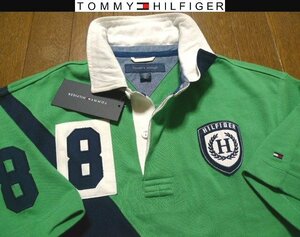 M (US) L (JP) ★ Дешевое оперативное решение + бесплатная доставка ★ Новый Tommy Hill Figer USA Limited 1 Point 1 Point от превосходных роскошных спецификаций премиум -класса Polo рубашка Moon Katsura Katsura Embass