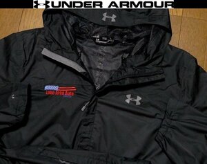 L(US)XL(JP位)★格安即決＋送料無料★超希少 アンダーアーマーUSA限定1点物 美品 特注刺繍 防風撥水除湿 ジャケット マウンテンパーカー