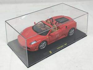 EY-729 unopened Burago BBurago Ferrari Ferrari 1/24 figure / minicar F430 Spider Spider red 2005 year type 