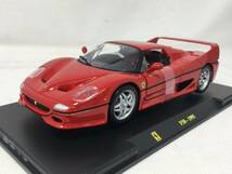 EY-712 未使用 開封済 Burago ブラーゴ Ferrari フェラーリ 1/24フィギュア/ミニカー F50 1995年型_画像2