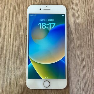 SIMロックあり docomo Apple アップル iPhone 8 64GB MQ7A2J/A バッテリー73% ドコモ アイフォン ゴールド 制限◯ AM ABC1