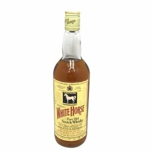 未開栓 ホワイトホース WHITE HORSE FINE OLD ファインオールド スコッチ ウイスキー トールボトル 760ml お酒 古酒 fe ABE