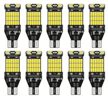 超爆光！20個セット キャンセラー内蔵 T16 T10 LED ルームランプ ポジション ナンバー灯 バックランプ ホワイト 4014 45smd /45_画像1