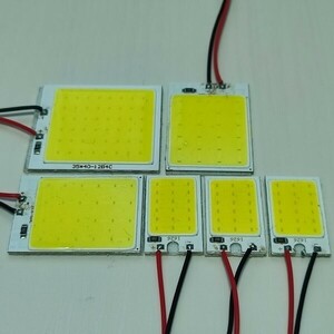 L175/185S ムーヴカスタム ルームランプ 6個セット T10 LED COB全面発光 超爆光 ホワイト ダイハツ /c18/c24/c48