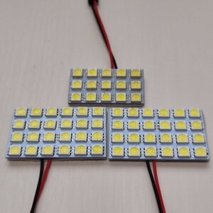 新型 70 ランドクルーザー 70ランクル 再再販 超爆光! T10 LED ルームランプ 3個セット トヨタ /s24/s15