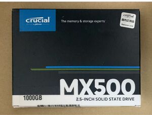 Crucial MX500 2.5インチ 7mm SATA 1TB CT1000MX500SSD1JP