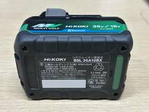 HiKOKI ハイコーキ マルチボルト蓄電池 36V/18V BSL36A18BX Bluetooth蓄電池 2.5Ah 残量表示付 0037-9242_画像3