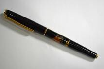 23A ジャンク PILOT パイロット 國光會 国光会 牡丹 ぼたん 蒔絵 万年筆 ペン先 14K 585 1190 漆芸 筆記用具 文房具 平蒔絵_画像5