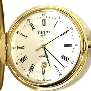 4A ジャンク 懐中時計 福袋 まとめ LIBRA リブラ MOERIS モーリス CITIZEN シチズン TISSOT ティソ 4点 箱 手巻 クォーツの画像3