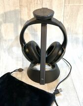 Mu6 Smart Noise Canceling Headphones スマート ノイズ キャンセリング ヘッドホン Magnetic Wireless Charging Stand Bluetooth接続 _画像2