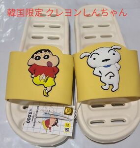 【新品】韓国限定 ダイソー クレヨンしんちゃん スリッパ サンダル シューズ