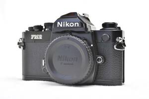 【美品】Nikon ニコン New FM2 ブラック 後期型　清掃・整備・電池付き　状態良好な中古美品