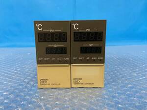 [CK20553] OMRON E5EX-A 電子温度調節器 2個セット 現状渡し