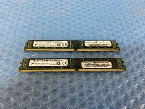 [CK20736] Micron 16GB 1RX4 PC4-2400T-RF1-11 メモリ 2枚 動作保証