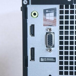 C27Z美品 第10世代6コア12th高速 NVMe SSD 512GB(新品)+HDD メモリ16GB Optiplex3080 Core i5 10505 3.20G～4.60G 12CPU Win10 Win11 DELLの画像3