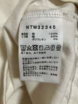 【THE NORTH FACE(ザノースフェイス)】綿トレーナー オフホワイト 長袖 Sサイズ Tシャツ 長袖Tシャツ ホワイト _画像4