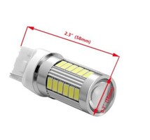 T20 LED 33SMD バックランプ ホワイト 白 LEDバルブ 2個 セット ノア ヴォクシー トヨタ ホンダ 新品 送料無料 La47_画像2