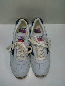 COX　#ML-800 「M's jogging」 白/黒スエード　'70～80代新品デッド　us6.0　少汚れシミ　箱無