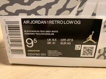国内正規品 27.5cm Nike Air Jordan 1 Retro Low OG ナイキ ジョーダン 1_画像3