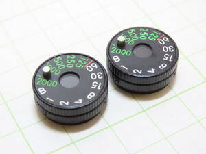 Nikon Part(s) - Shutter speed dial for Nikon F2 Black Body シャッタースピードダイヤル.