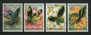 - Papp a new ginia1975 year butterfly SC#415~18 unused NH 4 kind .