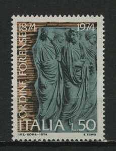 ∞イタリア　1974年　法律制定100年　SC#1165　未使用NH　1種完