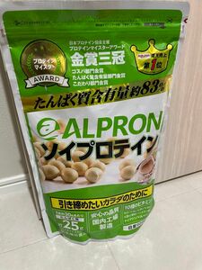 新品　1袋900g アルプロン 大豆 ソイ プロテイン ミルクティー