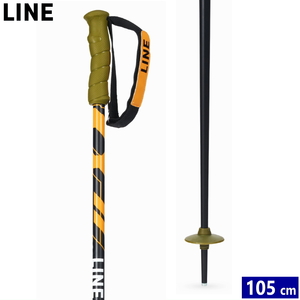 Ski Paul 24 линейная шпилька Цвет: Черный апельсин [105 см] Линейная шлифовка лыжа 23-24 Подлинная Япония