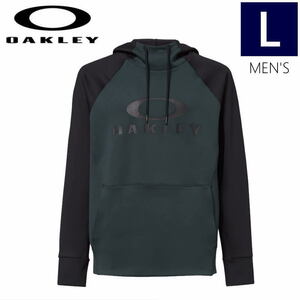 23-24 OAKLEY SIERRA DWR FLEECE HOODY 2.0 カラー:HUNTER GREEN BLACKOUT Lサイズ オークリー パーカー フーディ 日本正規品