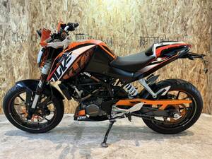 【★大阪より全国配送可能★】お買い得 低走行6195km KTM 125 DUKE カスタム多数-調子の良い車両デス◎ 検) VBKJGA ドゥーク