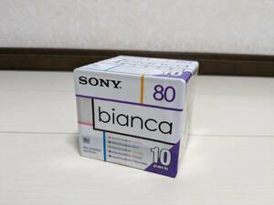 ★未使用/未開封品☆SONY bianca 80分 10枚組 MDウォークマン WALKMAN カセットテープ ミニディスク MDディスク 10MDW80BAA MDLP 録音/音楽