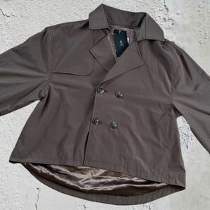 ZIP FIVE/ショートトレンチコート/ブラウン/未使用/新品/スプリングコート/ショート丈/ユニセックス