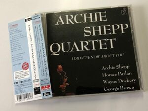 jamaica1766 中古CD-良い Archie Shepp / I Didn't Know About You アーチー・シェップ 4526180191308 国内盤帯付き