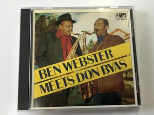 jamaica1765 中古CD-良い BEN WEBSTER MEETS BYAS / Don Byas ドンバイアス Webster Mets Byas 042282792020 輸入盤