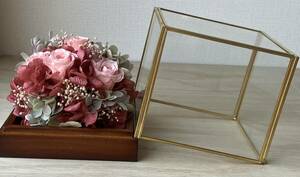  preserved flower arrangement * glass case [ gift correspondence ]