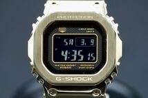 美品 【1円スタート】 SHOCK CASIO GMW-B5000GD-9JF 腕時計 Gショック ソーラー Bluetooth タフソーラー カシオ ゴールド_画像3