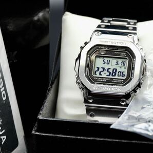 【1円スタート】 G-SHOCK CASIO GMW-B5000D-1JF 腕時計 Gショック ソーラー Bluetooth タフソーラー カシオ シルバーの画像2