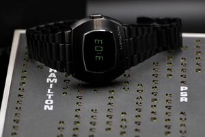 激レア 【新品、未使用】 限定1999 マトリックスモデルHAMILTON PSR MTX パルサー デジタル文字盤 ハミルトン 腕時計 デジタル